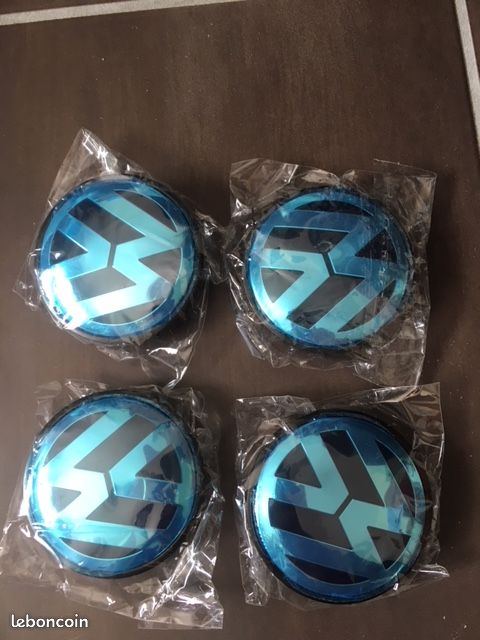 4 Caches Roues Volkswagen 65 Mm Premiumvag Fr