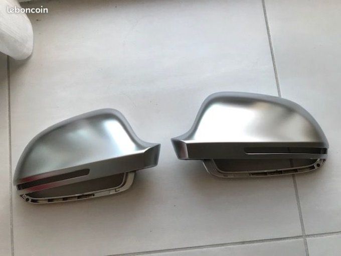 Coques de rétroviseur chrome mat Audi A3 8P A4 B8 A5 8T A6 C6 Q3 