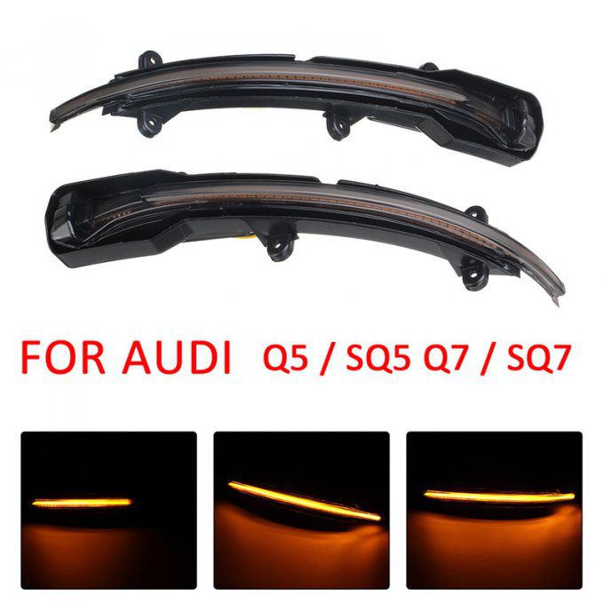 Clignotant LED Dynamique à défilement pour rétroviseur Audi Q5 8R Q7 4L