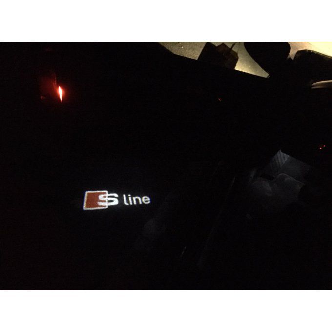 Logo LED S LINE Audi 